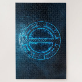 Viking Rune Circle Jigsaw Puzzle