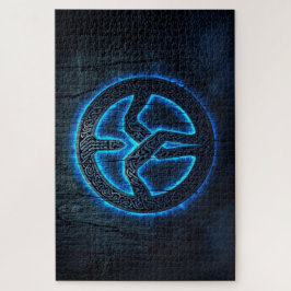 Viking Rune Circle Jigsaw Puzzle