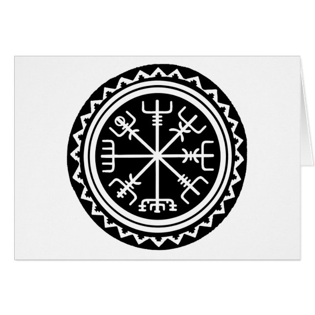 Viking Vegvisir Compass (Anverso (Horizontal))