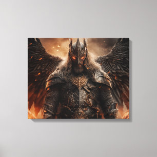 Viking Warrior Knight - Impresión de tela estirada