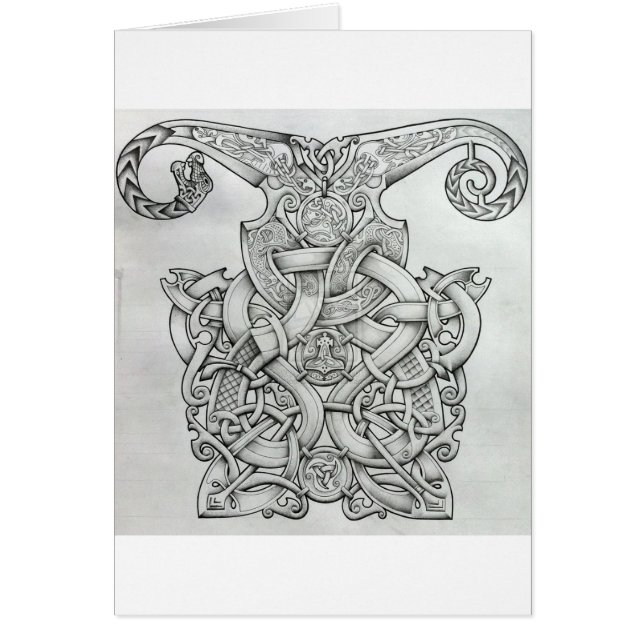 VIKING Y DISEÑO DE OSEBERG KNOTWORK (Frente)