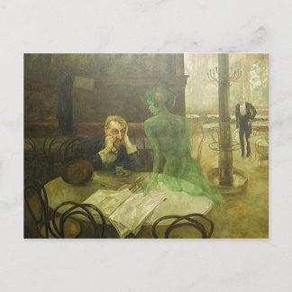 Viktor Oliva: La postal de la bebida Absinthe