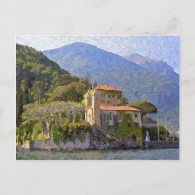 Villa Balbianello, Postal del Lago Como (Anverso)
