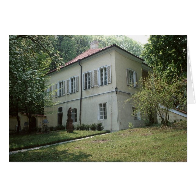 Villa Bertramka-Mozart-Praga (Anverso (Horizontal))