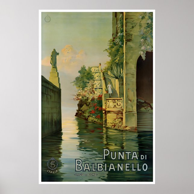 Villa del Balbainello Lago de Como Póster Italiano (Frente)