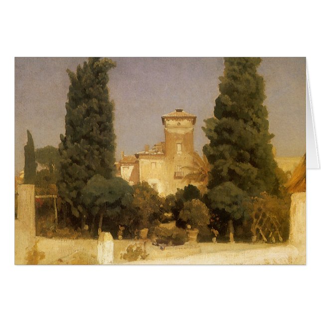 Villa Malta, Roma por Lord Frederic Leighton (Anverso (Horizontal))