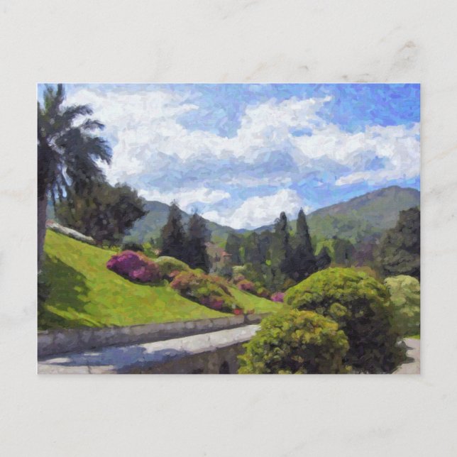 Villa Melzi d'Eril, postal Bellagio (Anverso)