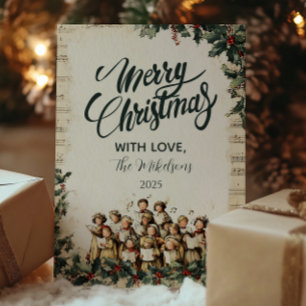 Villancistas Vintage Feliz Navidad
