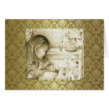 Vimiage Carousel Dreams Gold Damask
