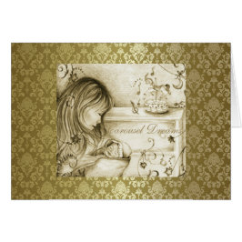 Vimiage Carousel Dreams Gold Damask