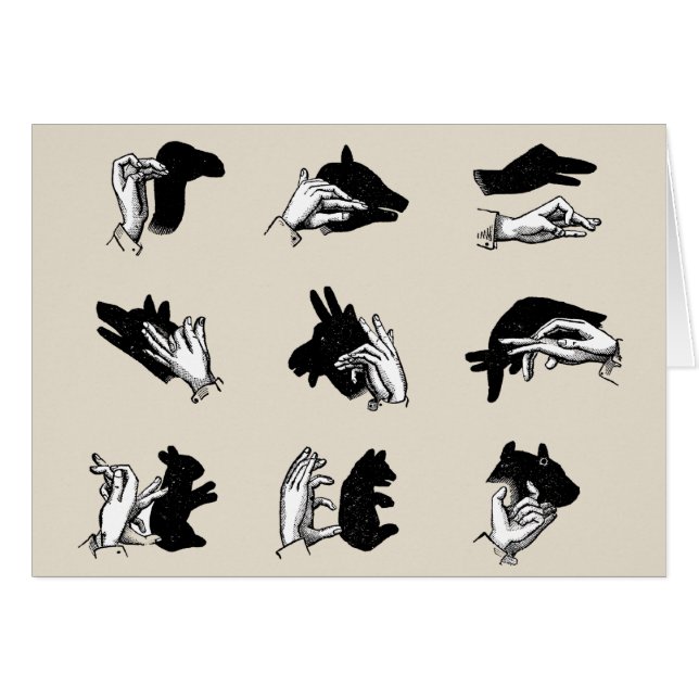 Vimiantes Juegos de Sombra de Marionetas de Mano (Anverso (Horizontal))