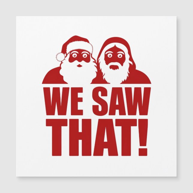 ¡VIMOS ESO! Papá Noel y Jesús siempre están vigila (Anverso)