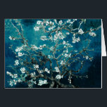 Vincent Van Gogh Almond Blossoms Oscuro Verde azul<br><div class="desc">Artista: Vincent Van Gogh Título: Flores de almendra de color alterado</div>
