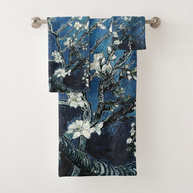 Vincent Van Gogh Almond Flores Naval Azul (In situ)