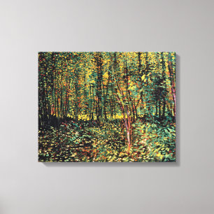 Vincent Van Gogh - Árboles y sotobosque Arte Fino