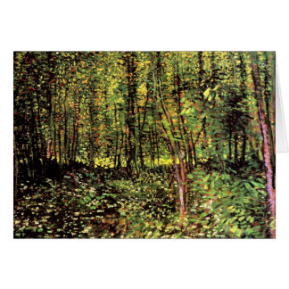 Vincent Van Gogh - Árboles y sotobosque Arte Fino