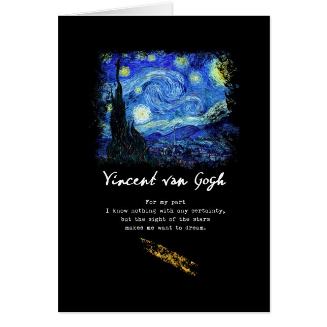 Vincent van Gogh. Arte del poema de la pintura de (Frente)