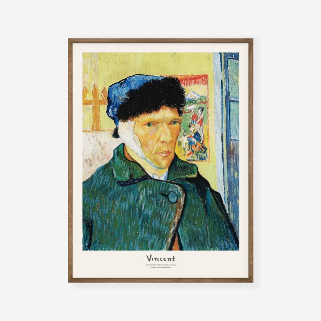 Vincent Van Gogh autoretrato arte de oído barato (Subido por el creador)