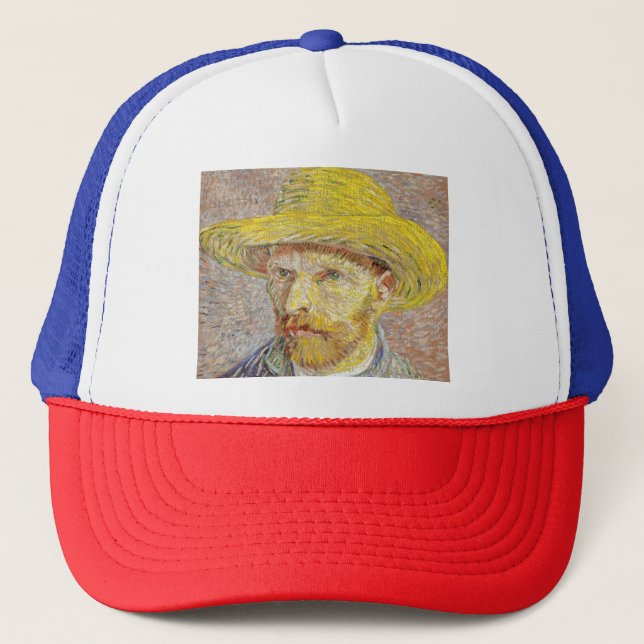 Vincent van Gogh - Autorretrato con Gorra de paja (Anverso)