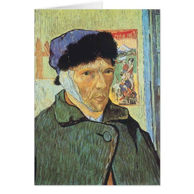 Vincent van Gogh - Autorretrato con Oreja Bandida (Frente)