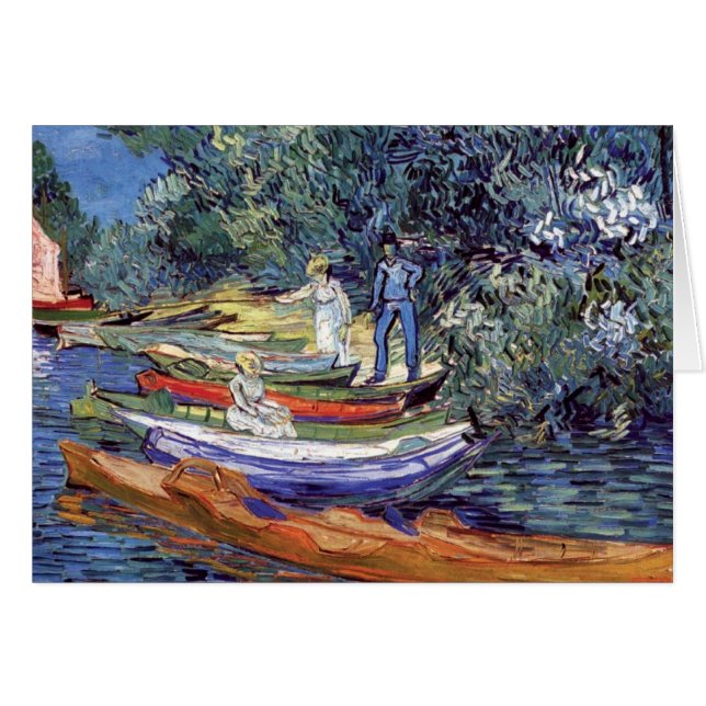 Vincent Van Gogh - Barcos De Remo En La Orilla (Anverso (Horizontal))