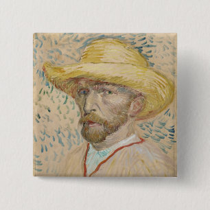 Vincent van Gogh, botón de autorretrato