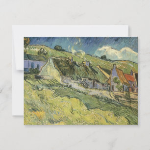 Vincent van Gogh - Cabañas con Techo de Paja
