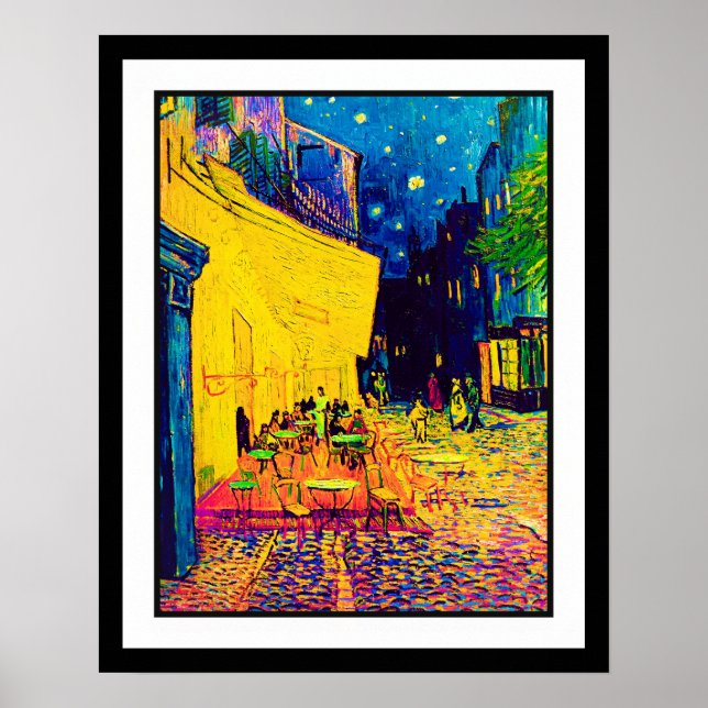Vincent Van Gogh - Cafetería Con Arte Pop De Noche (Frente)