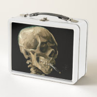 Vincent van Gogh - Calavera con cigarrillo en llam