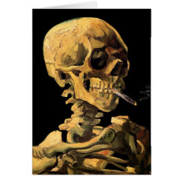 Vincent Van Gogh - Calavera con cigarrillo encendi