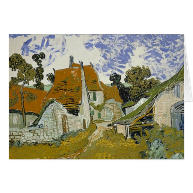 Vincent van Gogh - Calle de Auvers-sur-Oise (Anverso (Horizontal))