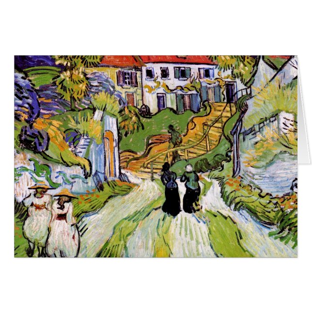 Vincent Van Gogh - Calle Del Pueblo Y Pasos (Anverso (Horizontal))