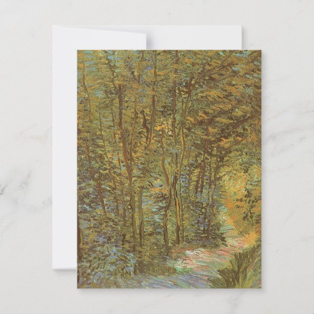 Vincent van Gogh - Camino en el Bosque (Anverso)