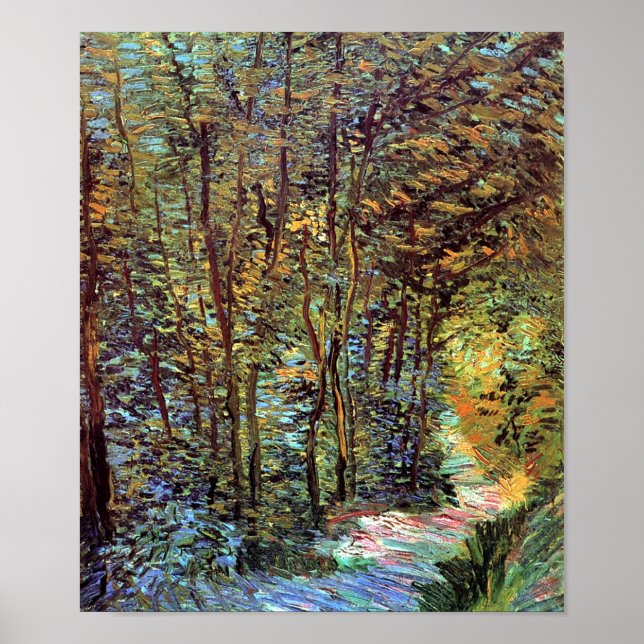 Vincent Van Gogh - Camino en el bosque Arte fino (Frente)