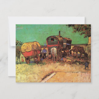 Vincent van Gogh - Campamento de caravanas gitanas