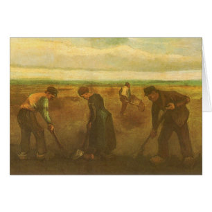 Vincent van Gogh - Campesinos plantando patatas 