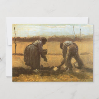 Vincent van Gogh - Campesinos plantando patatas