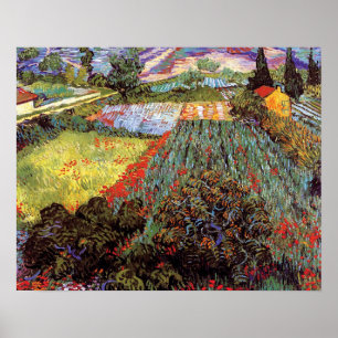 Vincent Van Gogh - Campo con amapolas Arte Fino