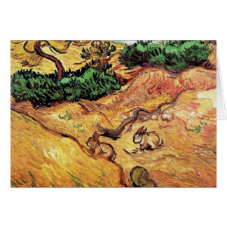 Vincent Van Gogh - Campo Con Dos Conejos Bella Art