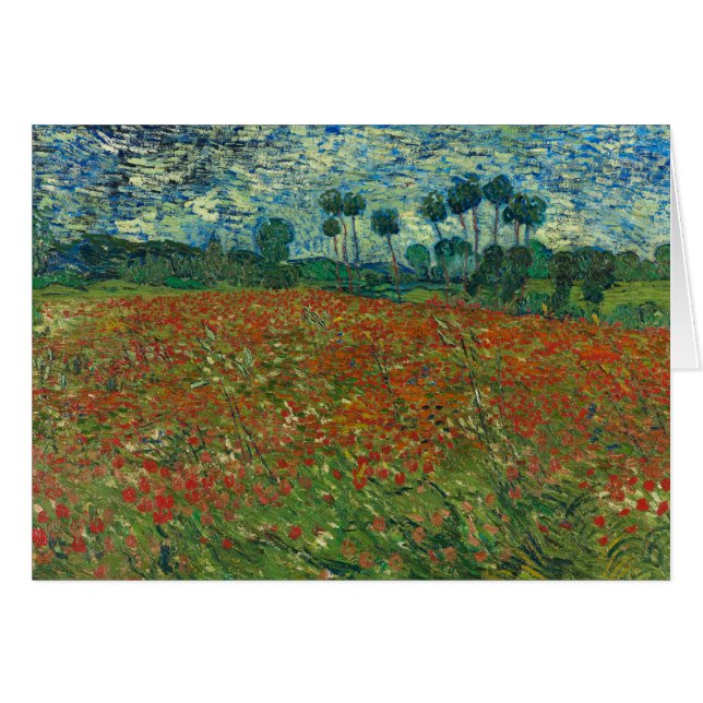 Vincent van Gogh - Campo de amapola (Anverso (Horizontal))