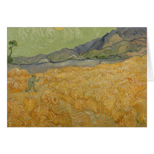 Vincent van Gogh Campo de rueda con Reaper, 1889