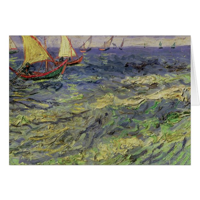 Vincent van Gogh | Capa marina en Saintes-Maries (Anverso (Horizontal))