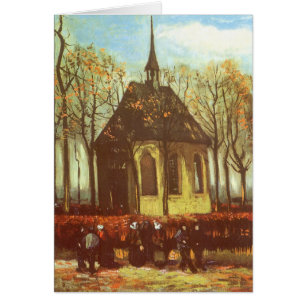 Vincent van Gogh - Capilla en Nuenen, Asistentes a
