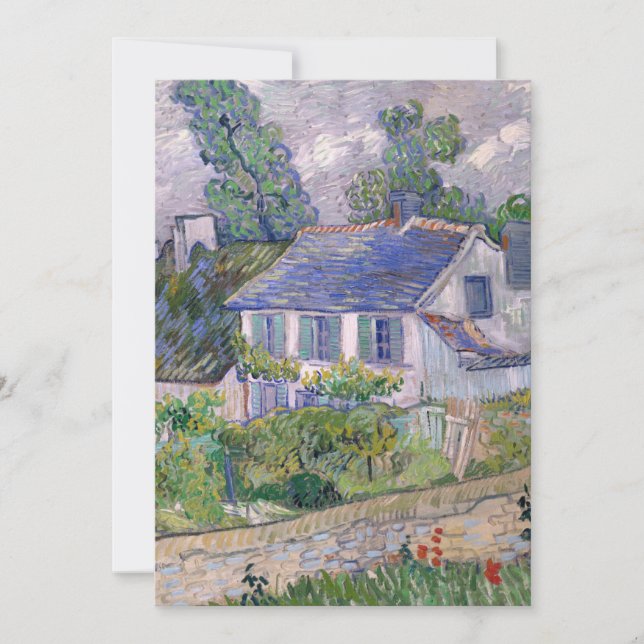 Vincent Van Gogh - Casas en Auvers (Anverso)