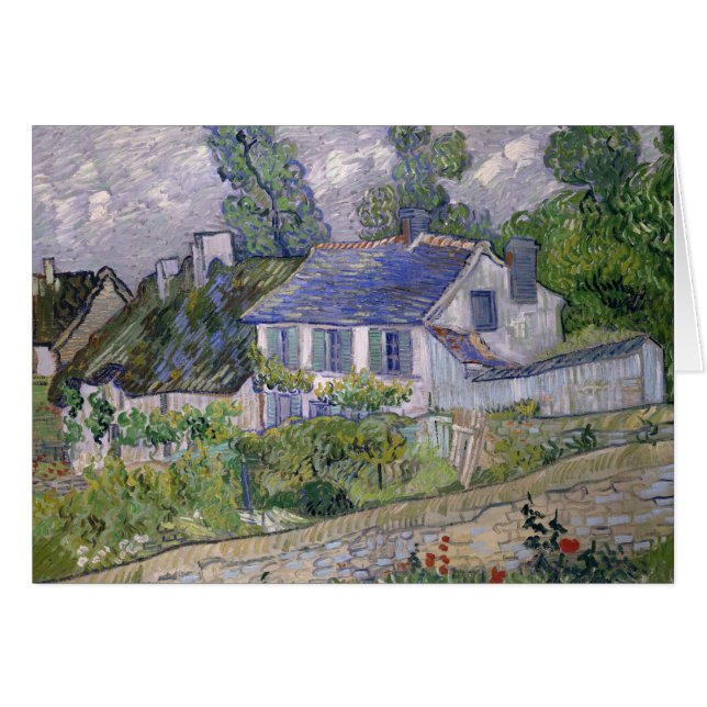 Vincent van Gogh - Casas en Auvers (Anverso (Horizontal))