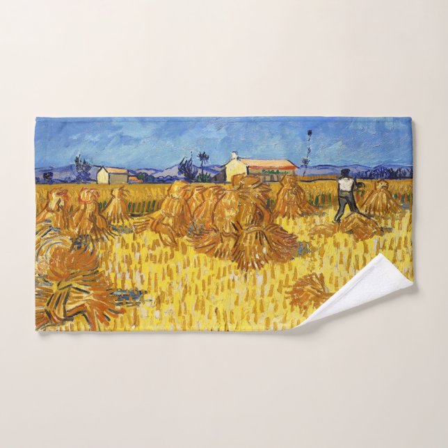 Vincent van Gogh - Cosecha en Provenza (Toalla de mano)