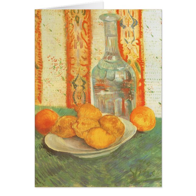 Vincent van Gogh - Decantador y Lemones en una pla (Frente)