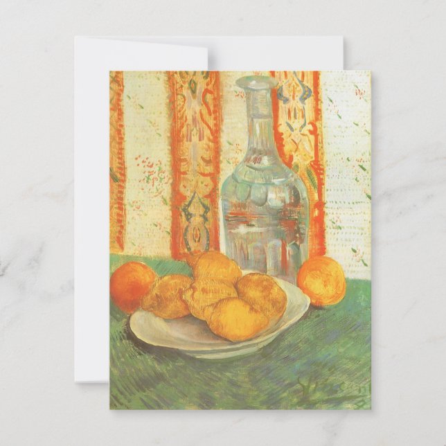 Vincent van Gogh - Decantador y limones en un plat (Anverso)
