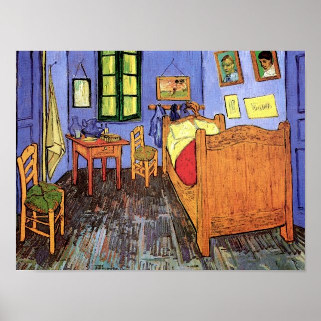 Vincent Van Gogh - Dormitorio en Arlés Arte Fino (Frente)
