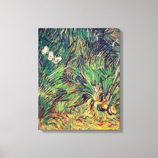 Vincent Van Gogh - Dos Mariposas Blancas Arte Fino (Anverso)